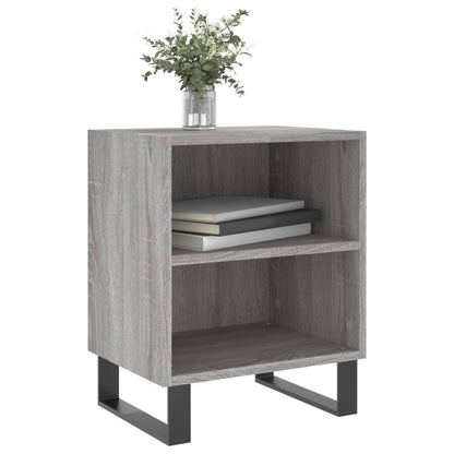 Bedside Cabinets 2 pcs Grey Sonoma 40x30x50 cm Engineered Wood