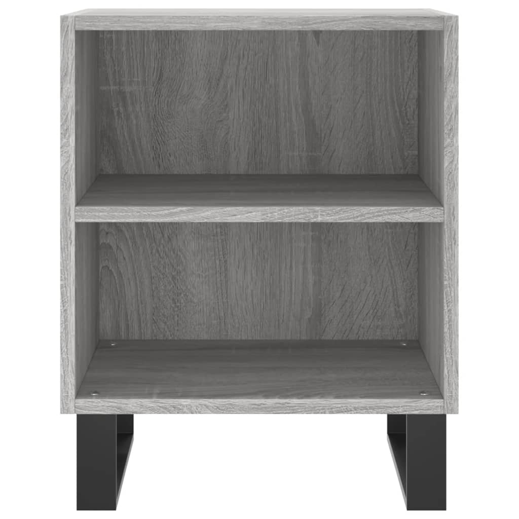 Bedside Cabinets 2 pcs Grey Sonoma 40x30x50 cm Engineered Wood