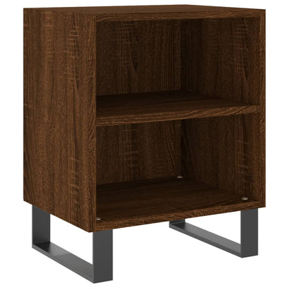 Bedside Cabinet Brown Oak 40x30x50 cm Engineered Wood