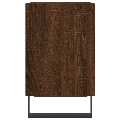 Bedside Cabinet Brown Oak 40x30x50 cm Engineered Wood