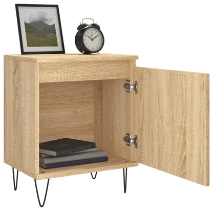 Bedside Cabinets 2 pcs Sonoma Oak 40x30x50 cm Engineered Wood