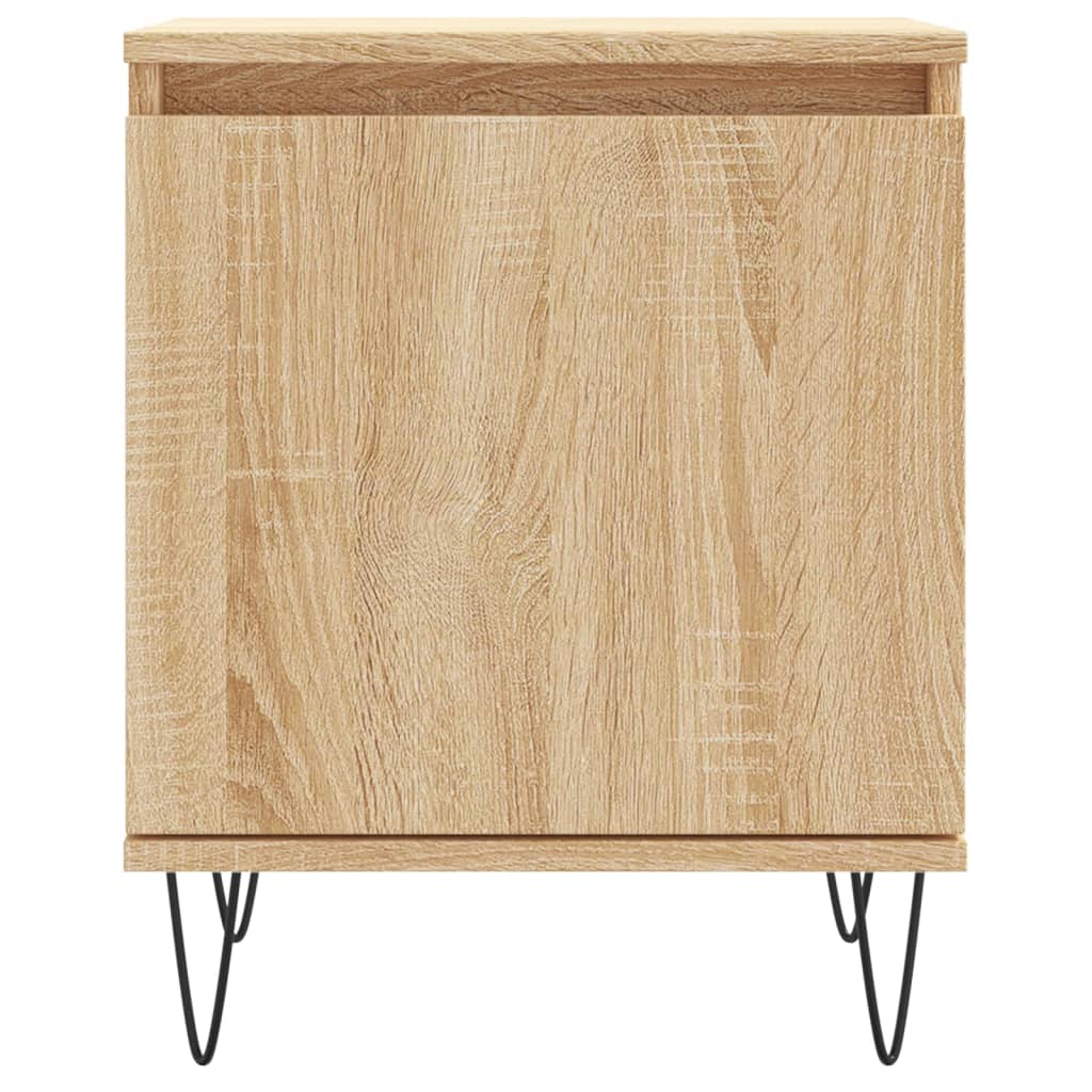 Bedside Cabinets 2 pcs Sonoma Oak 40x30x50 cm Engineered Wood