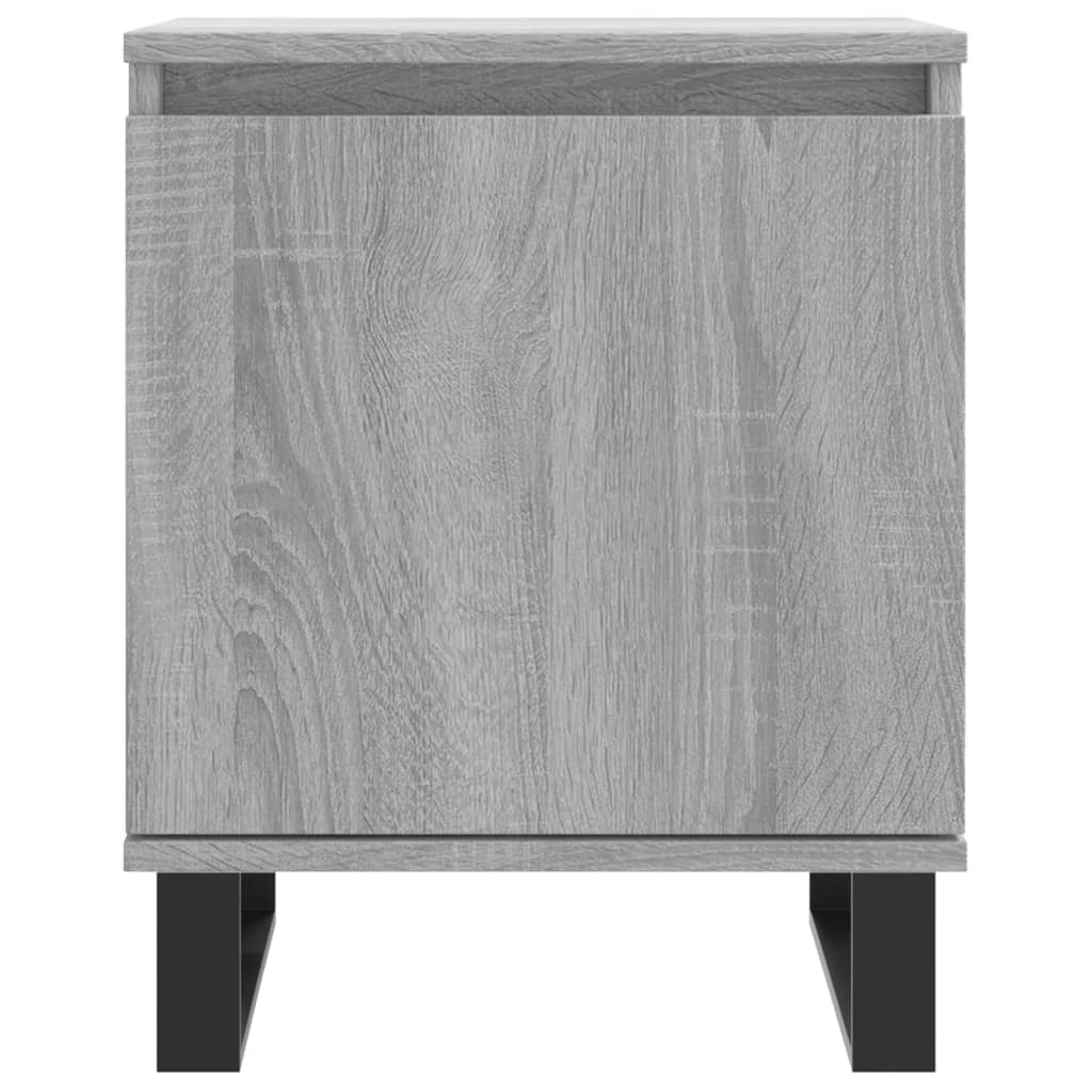 Bedside Cabinets 2 pcs Grey Sonoma 40x30x50 cm Engineered Wood