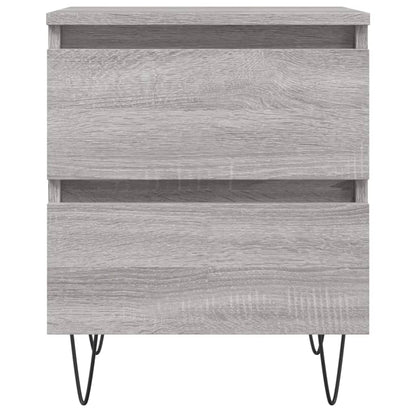 Bedside Cabinet Grey Sonoma 40x35x50 cm Engineered Wood