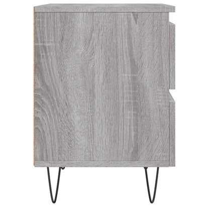 Bedside Cabinet Grey Sonoma 40x35x50 cm Engineered Wood