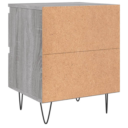 Bedside Cabinet Grey Sonoma 40x35x50 cm Engineered Wood