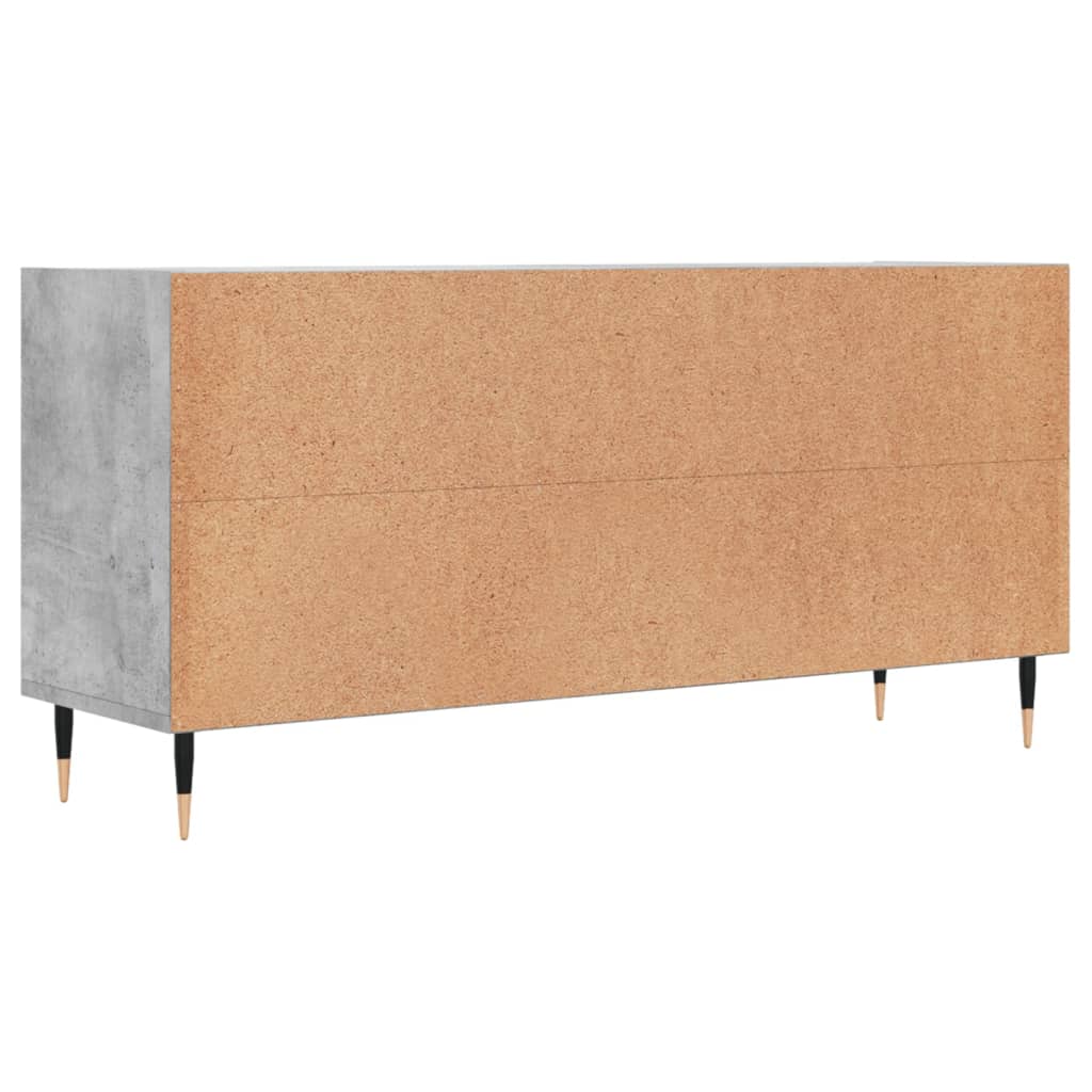 TV Cabinet Concrete Grey 103.5x30x50 cm Engineered Wood