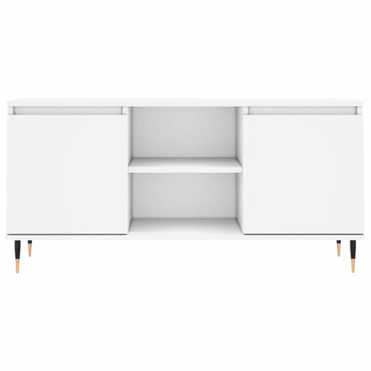 TV Cabinet White 104x35x50 cm Engineered Wood