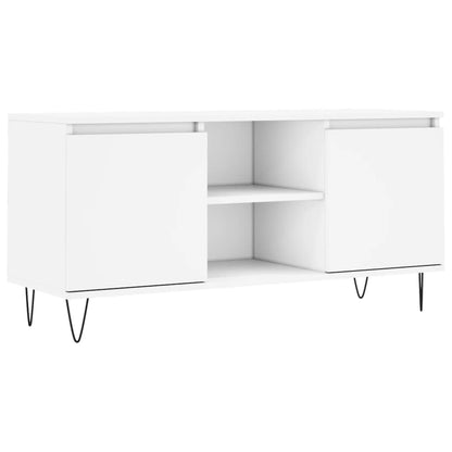 TV Cabinet White 104x35x50 cm Engineered Wood