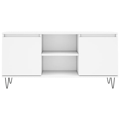 TV Cabinet White 104x35x50 cm Engineered Wood