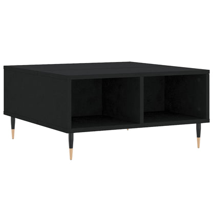 Coffee Table Black 60x60x30 cm Engineered Wood