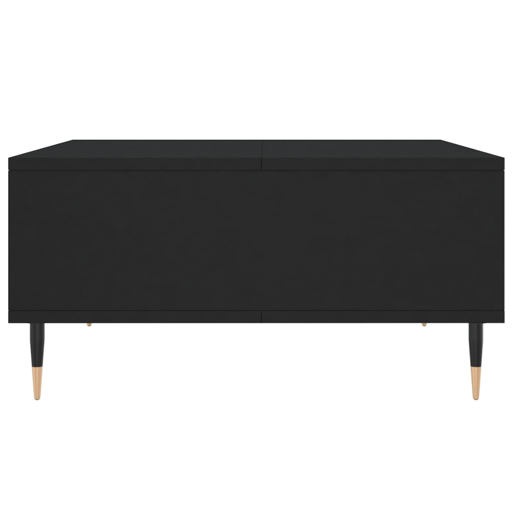 Coffee Table Black 60x60x30 cm Engineered Wood