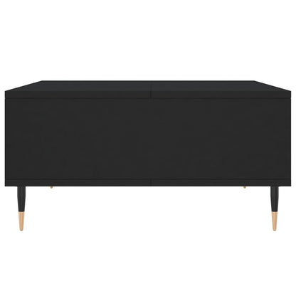 Coffee Table Black 60x60x30 cm Engineered Wood