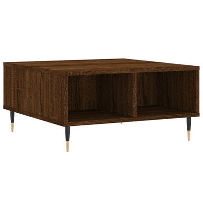 Coffee Table Brown Oak 60x60x30 cm Engineered Wood