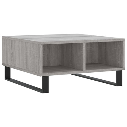 Coffee Table Grey Sonoma 60x60x30 cm Engineered Wood