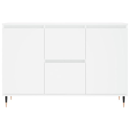 Sideboard White 101.5x35x70 cm Engineered Wood