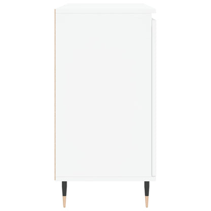Sideboard White 101.5x35x70 cm Engineered Wood