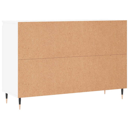 Sideboard White 101.5x35x70 cm Engineered Wood