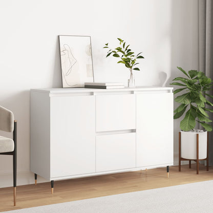 Sideboard White 101.5x35x70 cm Engineered Wood