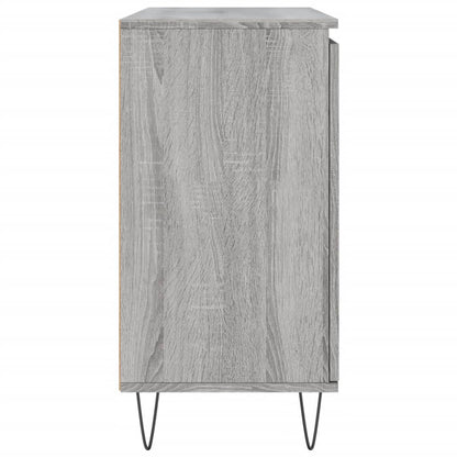 Sideboard Grey Sonoma 101.5x35x70 cm Engineered Wood