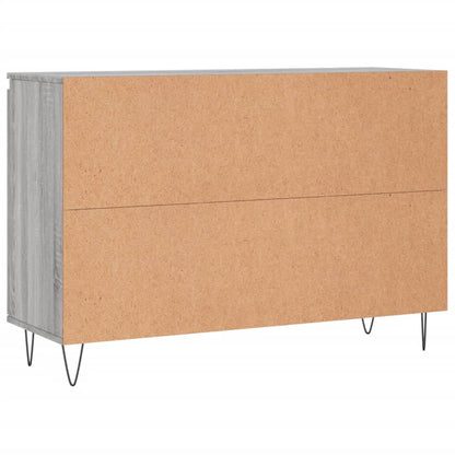 Sideboard Grey Sonoma 101.5x35x70 cm Engineered Wood