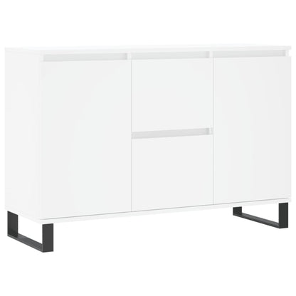 Sideboard White 101.5x35x70 cm Engineered Wood