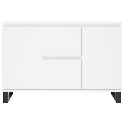 Sideboard White 101.5x35x70 cm Engineered Wood