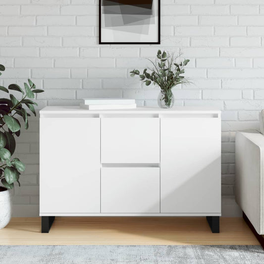Sideboard White 101.5x35x70 cm Engineered Wood