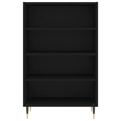 Highboard Black 57x35x90 cm Engineered Wood