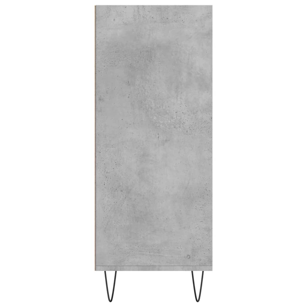 Highboard Concrete Grey 57x35x90 cm Engineered Wood