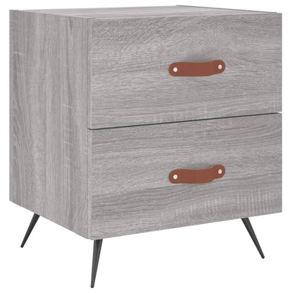 Bedside Cabinets 2 pcs Grey Sonoma 40x35x47.5 cm Engineered Wood