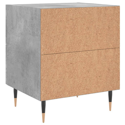 Bedside Cabinets 2 pcs Concrete Grey 40x35x47.5 cm Engineered Wood