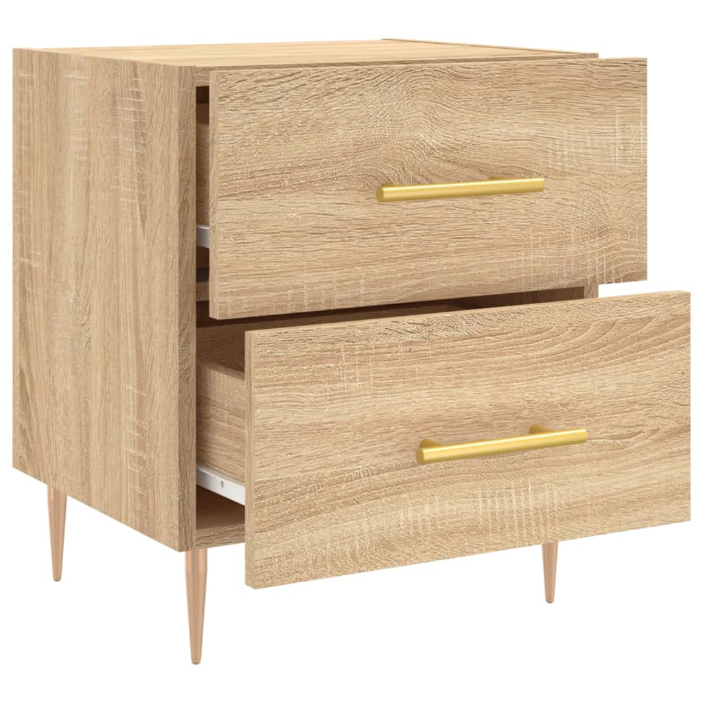 Bedside Cabinet Sonoma Oak 40x35x47.5 cm Engineered Wood