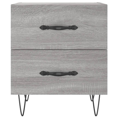 Bedside Cabinets 2 pcs Grey Sonoma 40x35x47.5 cm Engineered Wood