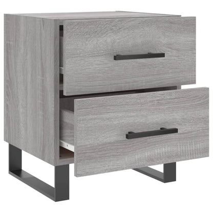 Bedside Cabinets 2 pcs Grey Sonoma 40x35x47.5 cm Engineered Wood