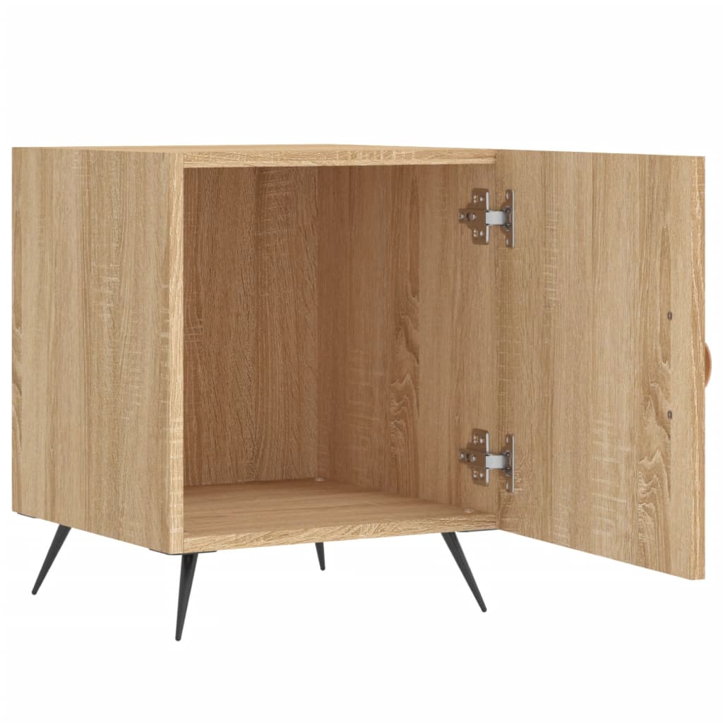 Bedside Cabinets 2 pcs Sonoma Oak 40x40x50 cm Engineered Wood