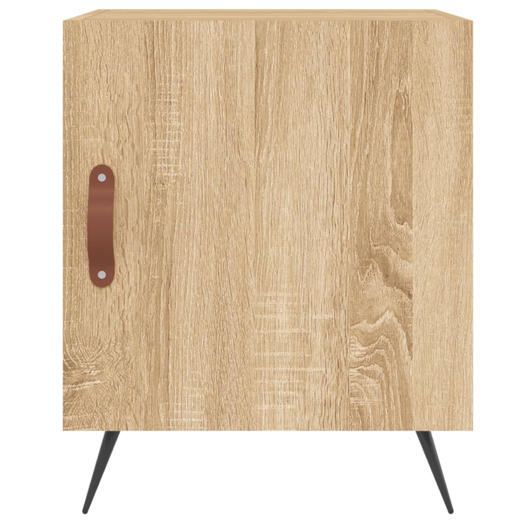 Bedside Cabinets 2 pcs Sonoma Oak 40x40x50 cm Engineered Wood