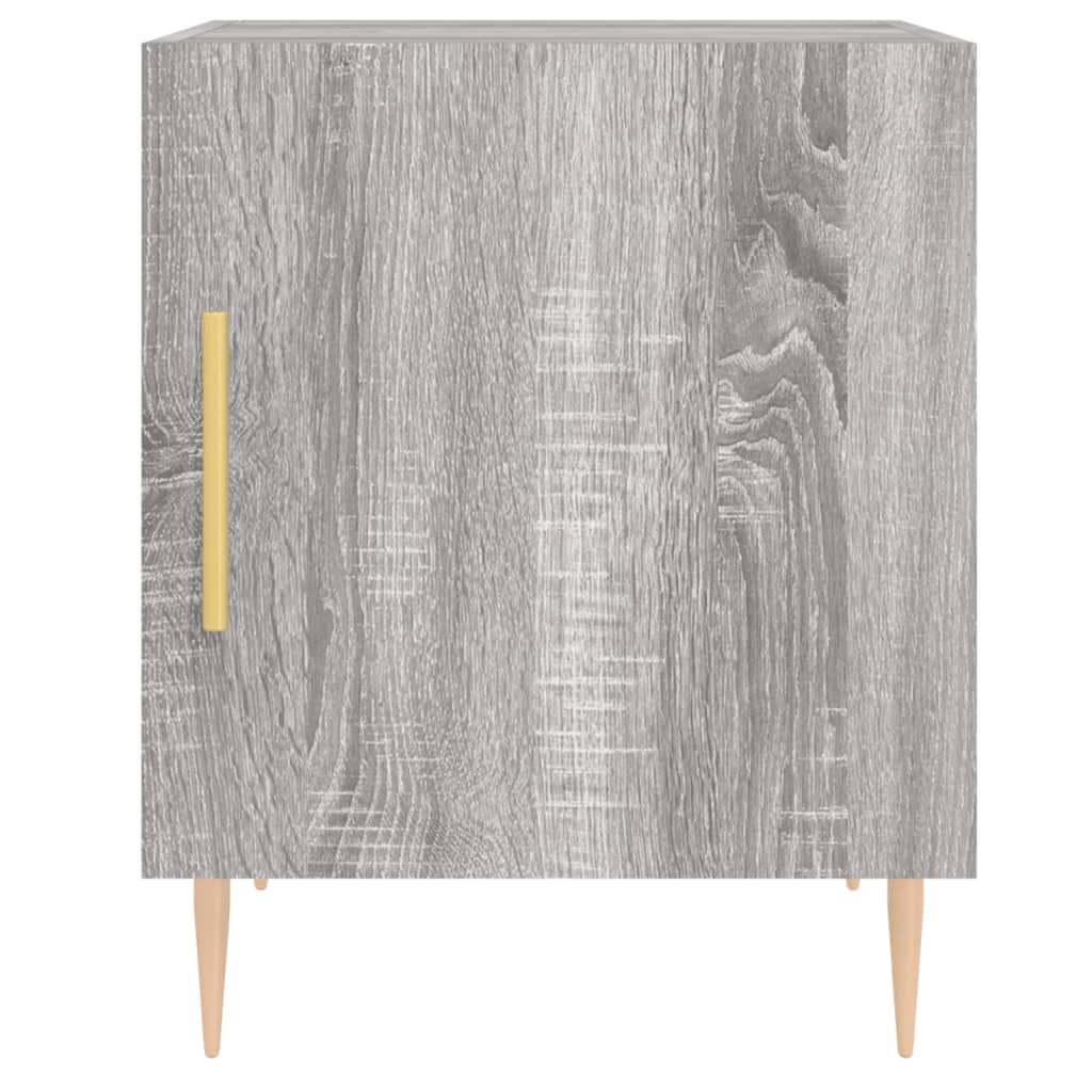 Bedside Cabinets 2 pcs Grey Sonoma 40x40x50 cm Engineered Wood