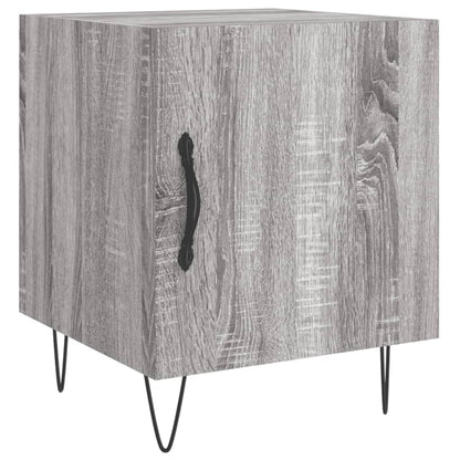 Bedside Cabinet Grey Sonoma 40x40x50 cm Engineered Wood