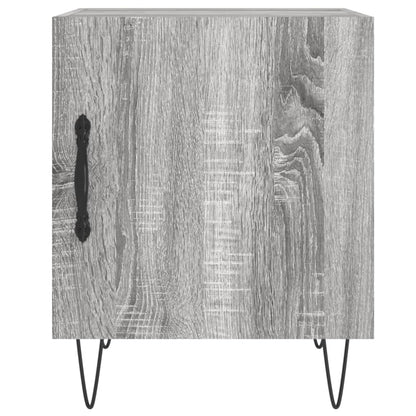 Bedside Cabinet Grey Sonoma 40x40x50 cm Engineered Wood