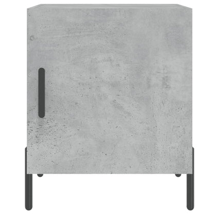 Bedside Cabinets 2 pcs Concrete Grey 40x40x50 cm Engineered Wood