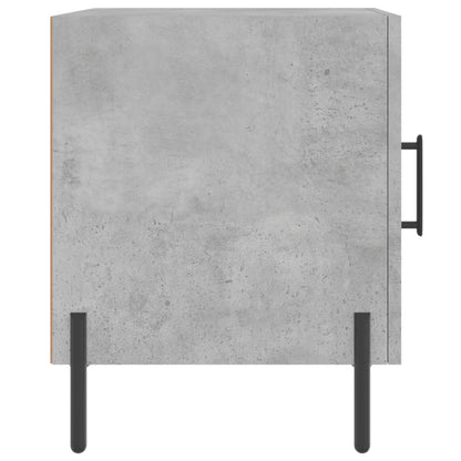 Bedside Cabinets 2 pcs Concrete Grey 40x40x50 cm Engineered Wood