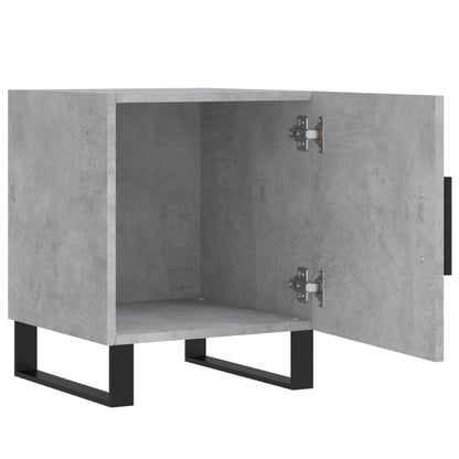 Bedside Cabinets 2 pcs Concrete Grey 40x40x50 cm Engineered Wood