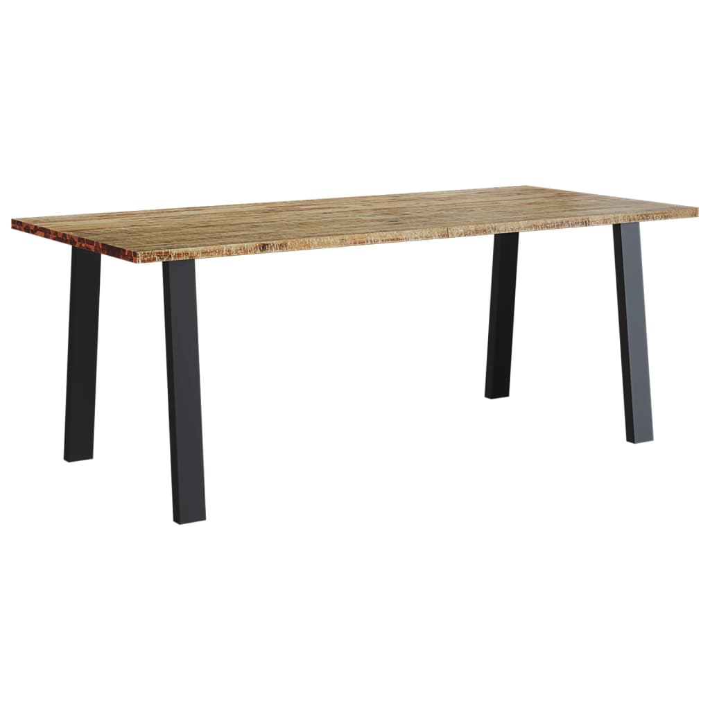 Dining Table 200x90x75 cm Solid Wood Acacia