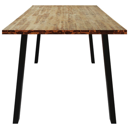 Dining Table 200x90x75 cm Solid Wood Acacia