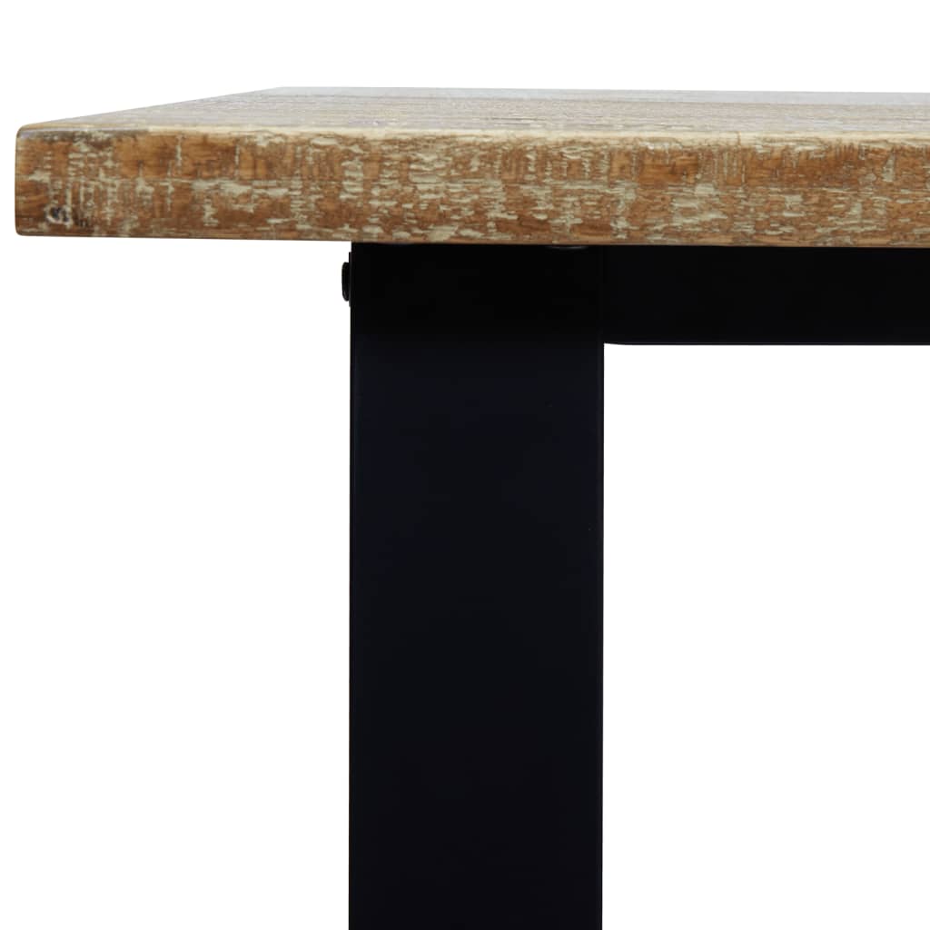 Dining Table 200x90x75 cm Solid Wood Acacia