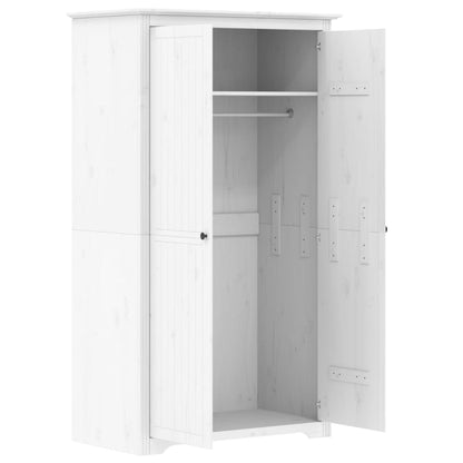 Wardrobe BODO White 101x52x176.5 cm Solid Wood Pine