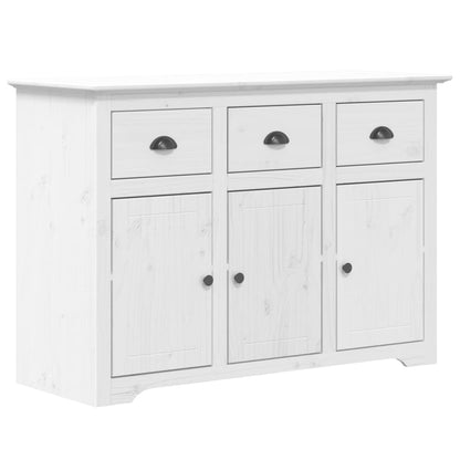 Sideboard BODO White 115x43x79.5 cm Solid Wood Pine