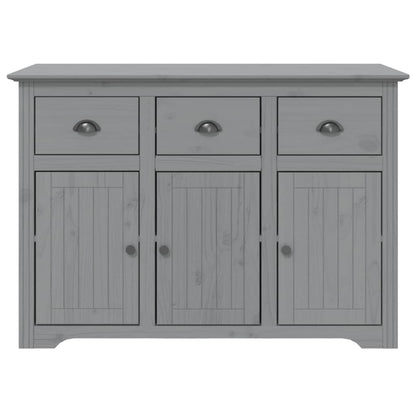 Sideboard BODO Grey 115x43x79.5 cm Solid Wood Pine