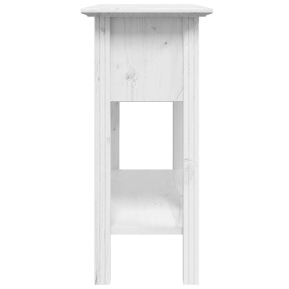 Console Table BODO White 90x34.5x73 cm Solid Wood Pine